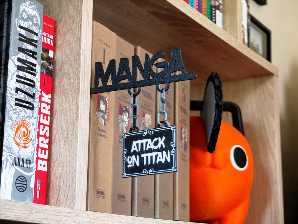 Cartel para estantería personalizable