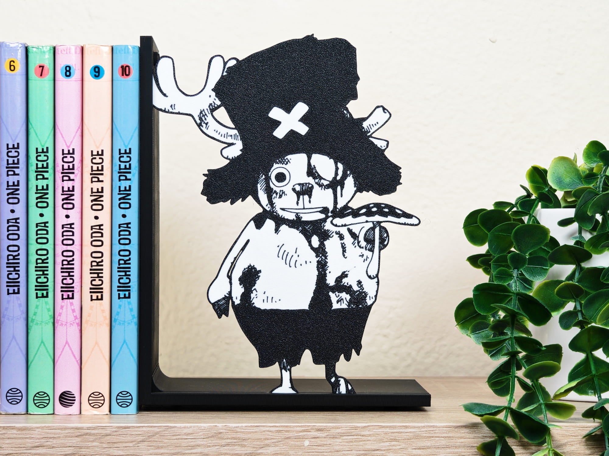 Sujetalibros de Chopper y la seta