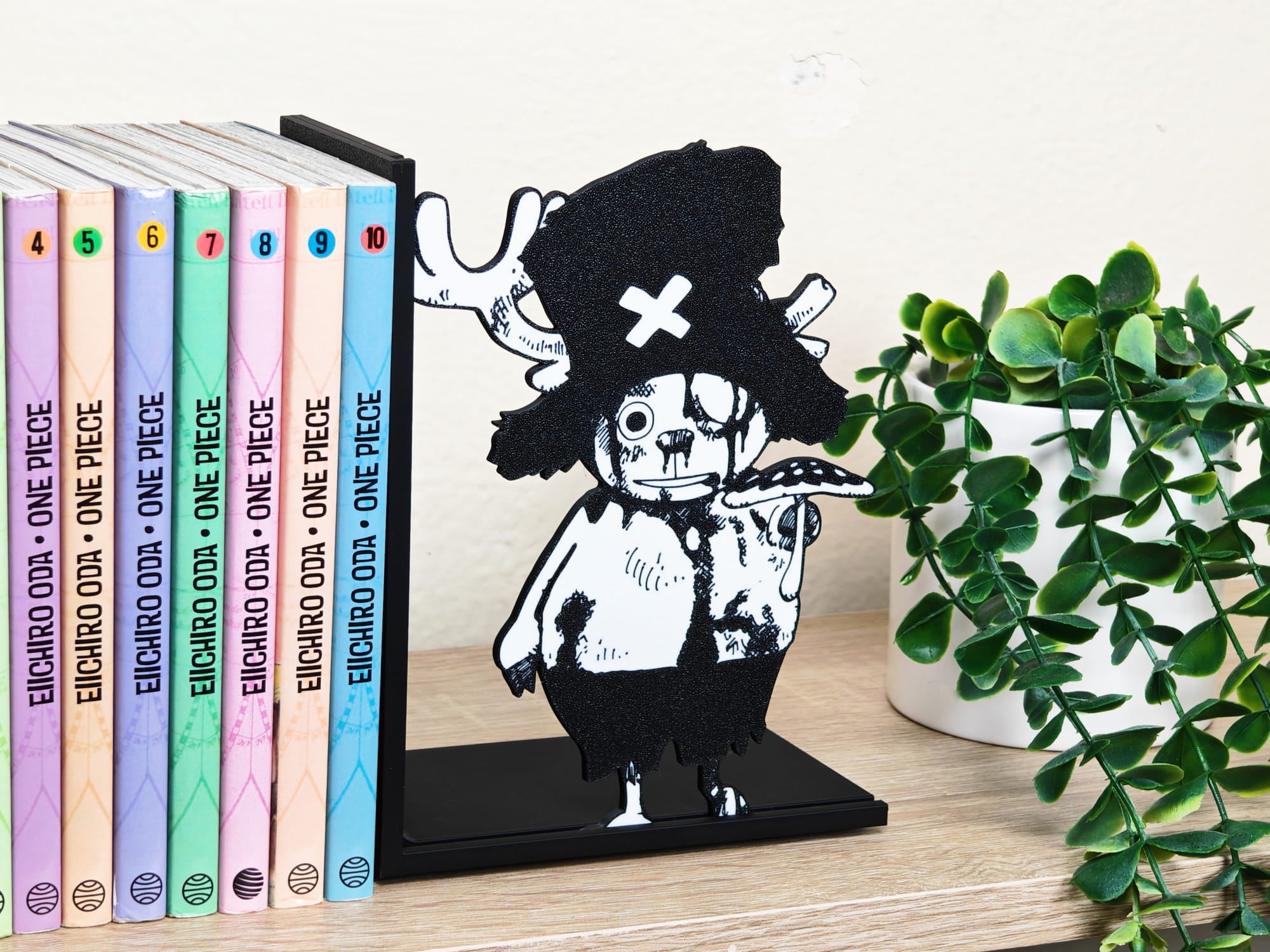 Sujetalibros de Chopper y la seta