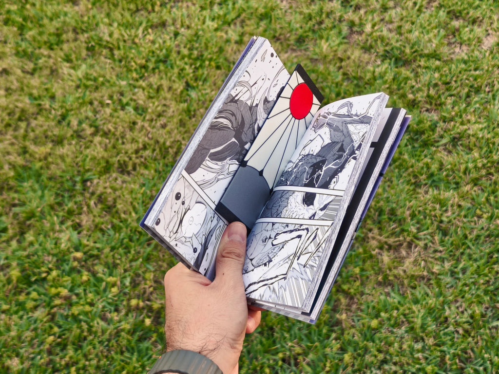 Marcapáginas de los pendientes de Tanjiro