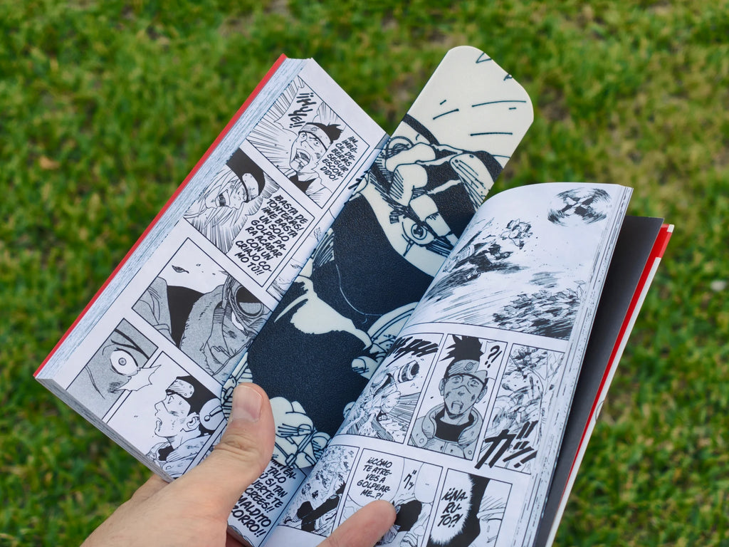 Marcapáginas de Kakashi con el Sharingan