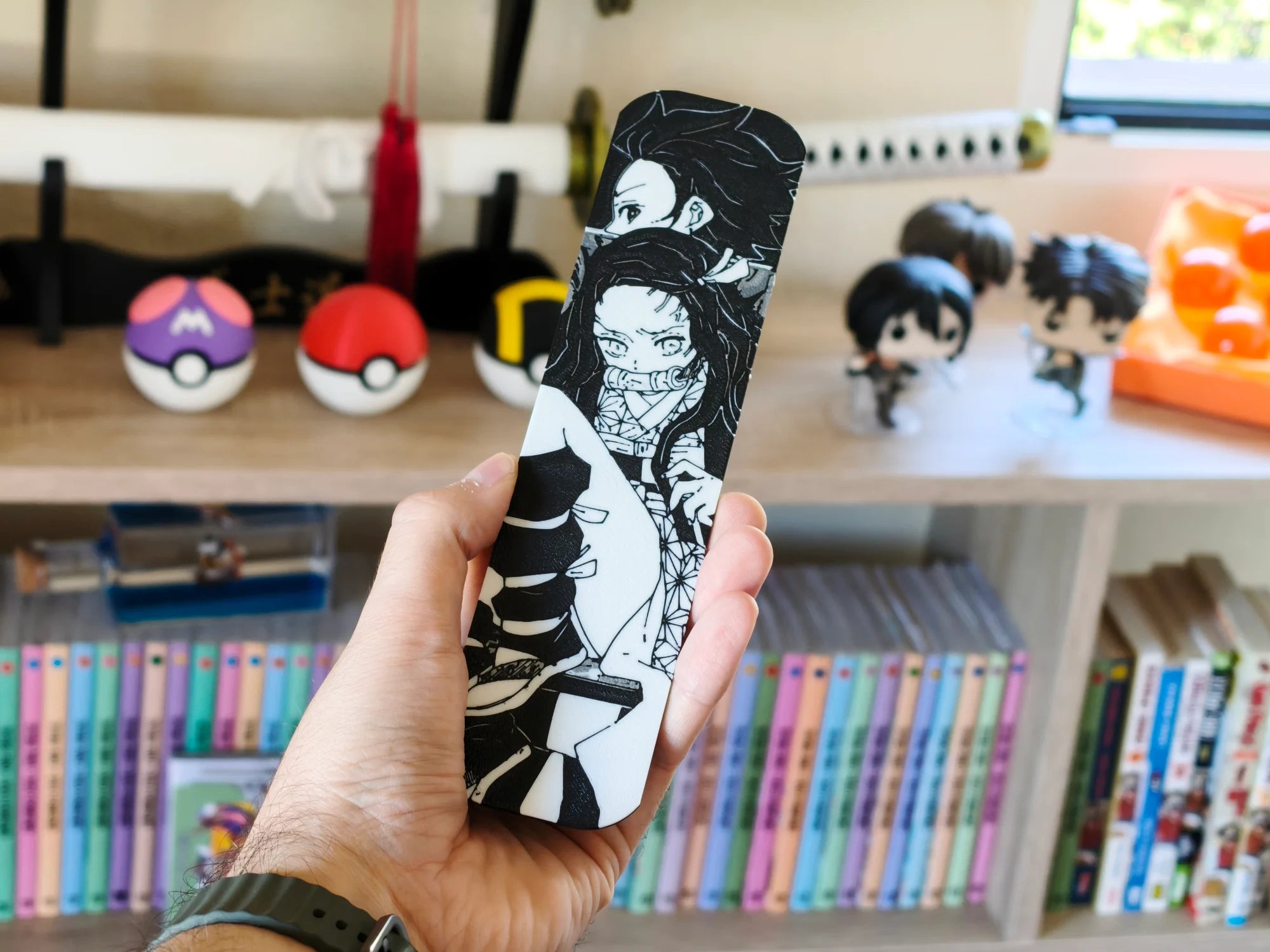 Marcapáginas de Tanjiro y Nezuko