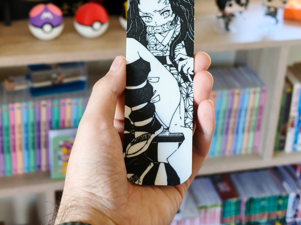 Marcapáginas de Tanjiro y Nezuko