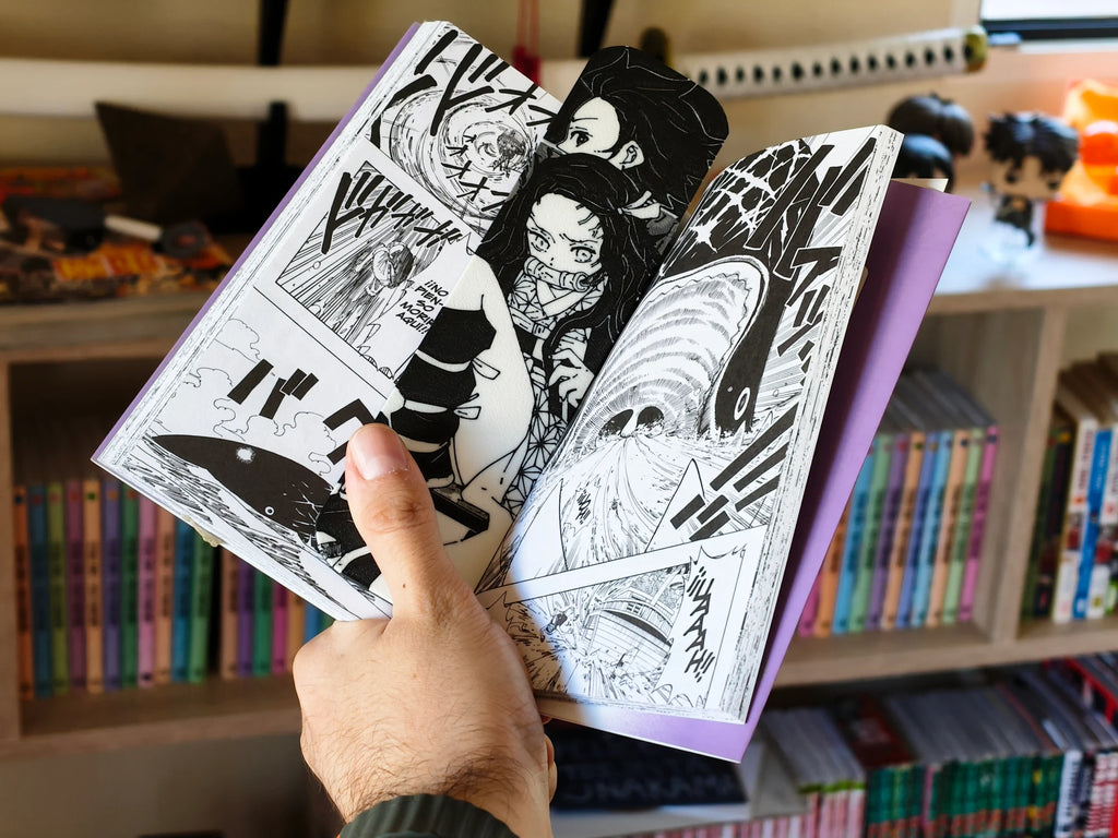 Marcapáginas de Tanjiro y Nezuko