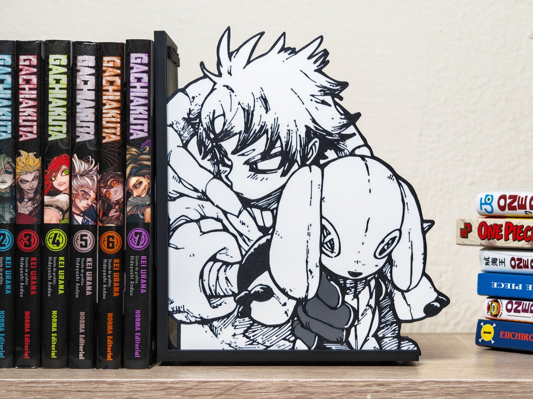 Sujetalibros de Rudo con el peluche