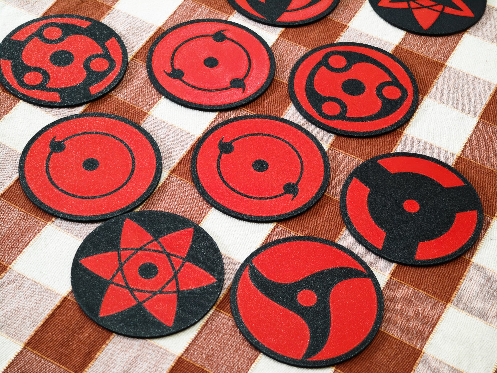Posavasos de los Sharingan (10 uds)