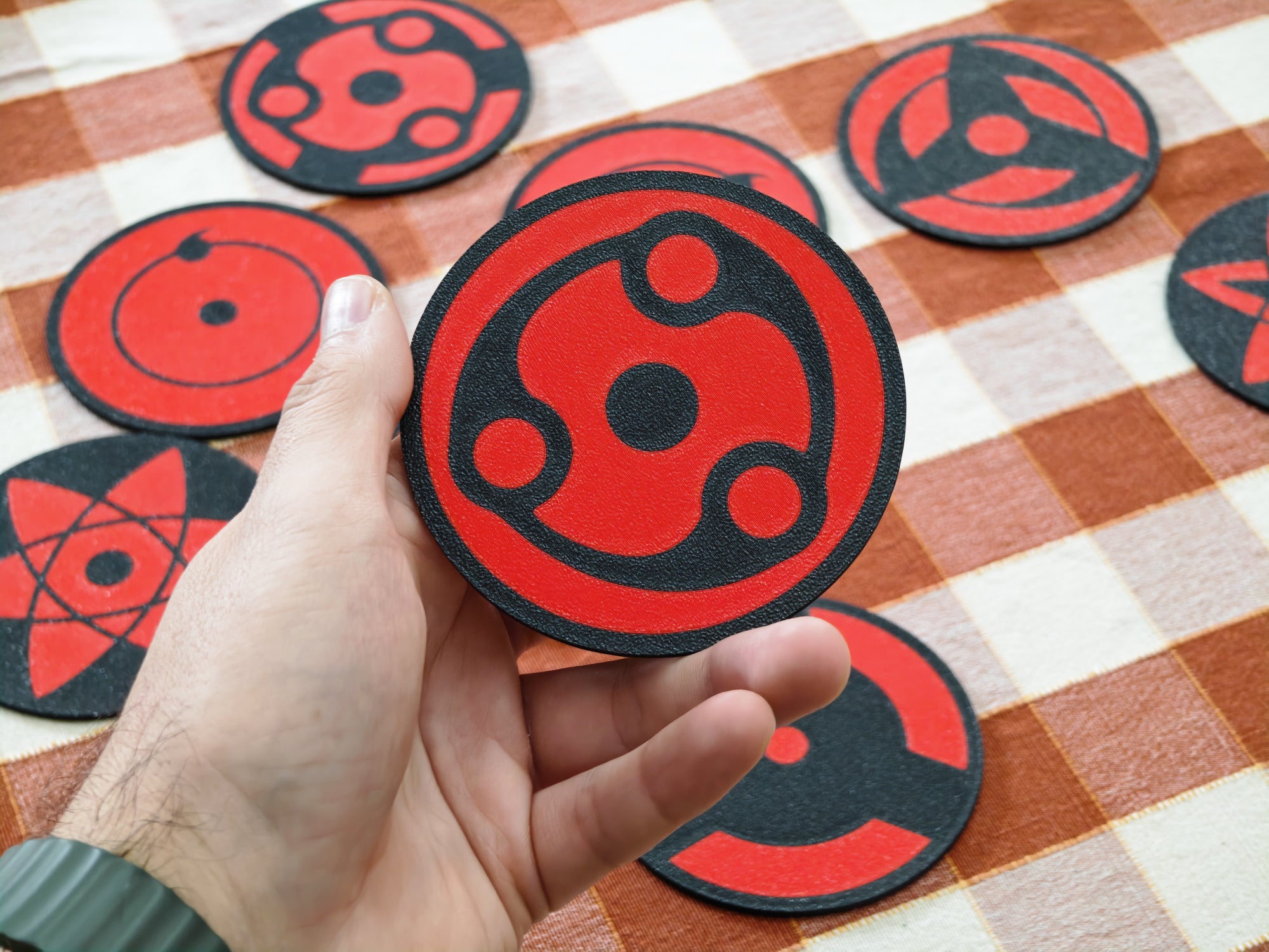 Posavasos de los Sharingan (10 uds)