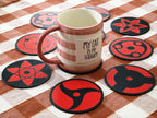 Posavasos de los Sharingan (10 uds)