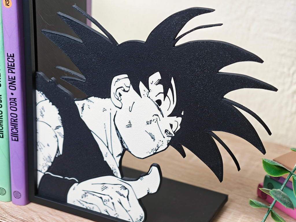 Sujetalibros de Son Goku haciendo OK