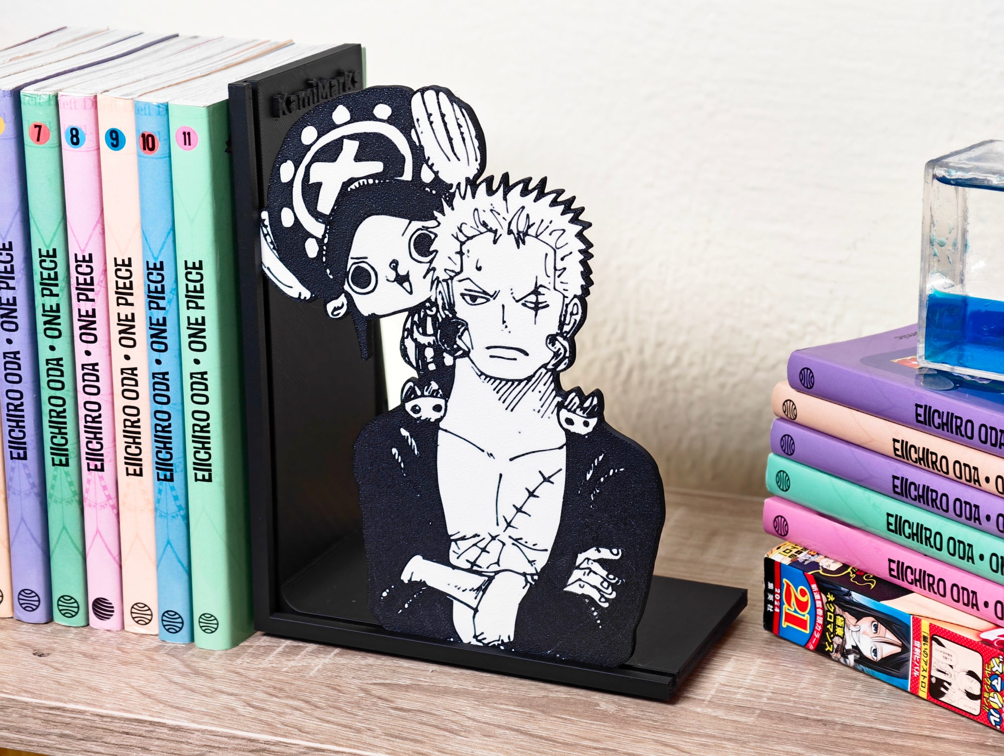 Sujetalibros de Chopper y Zoro