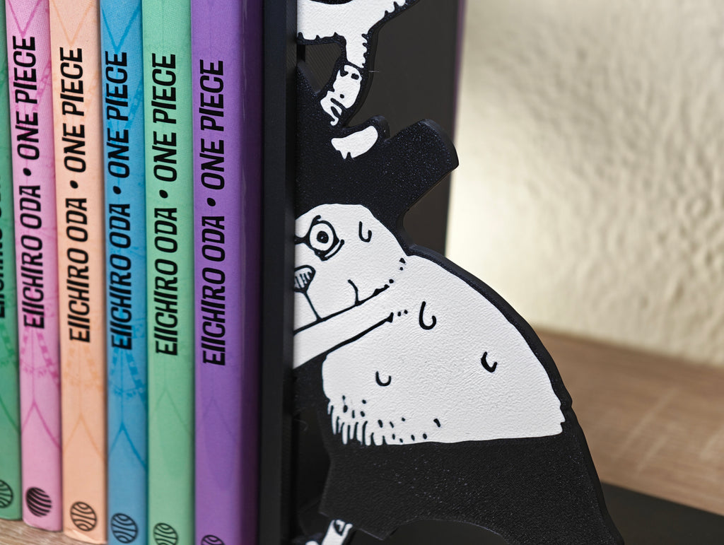 Sujetalibros de Chopper escondido