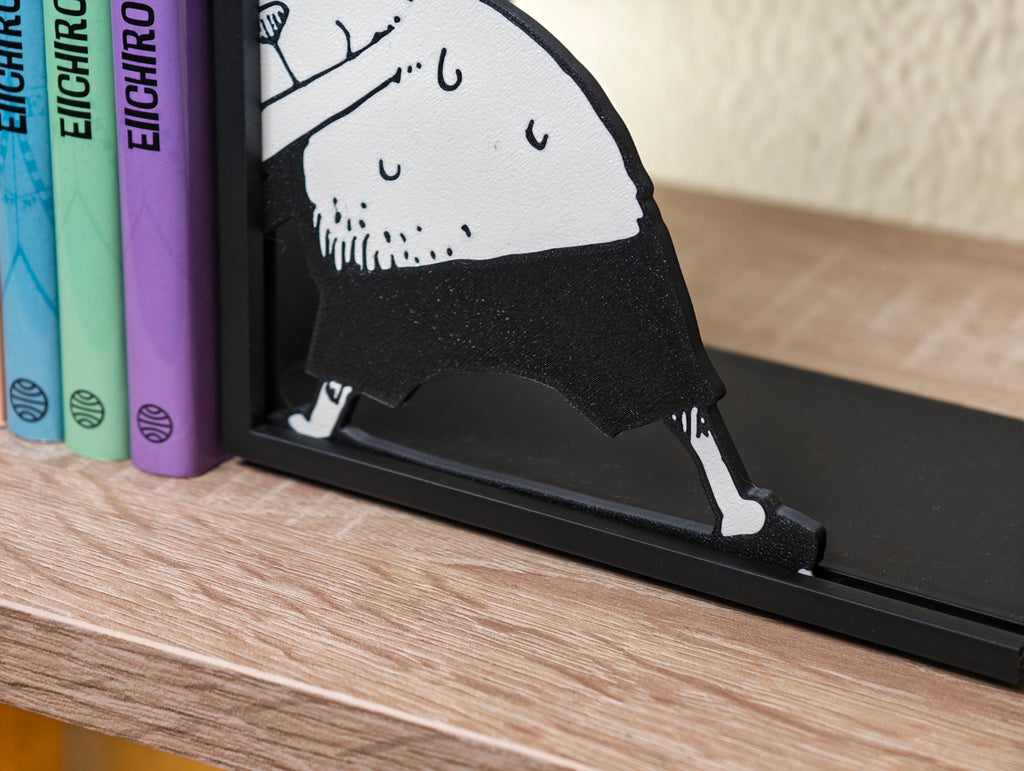 Sujetalibros de Chopper escondido