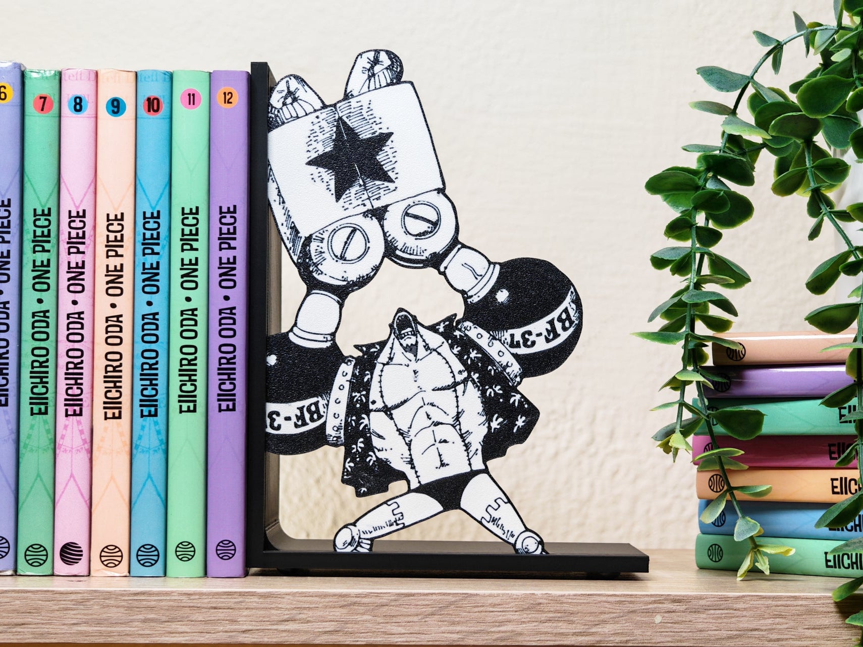 Sujetalibros de Franky: "SUPER!"