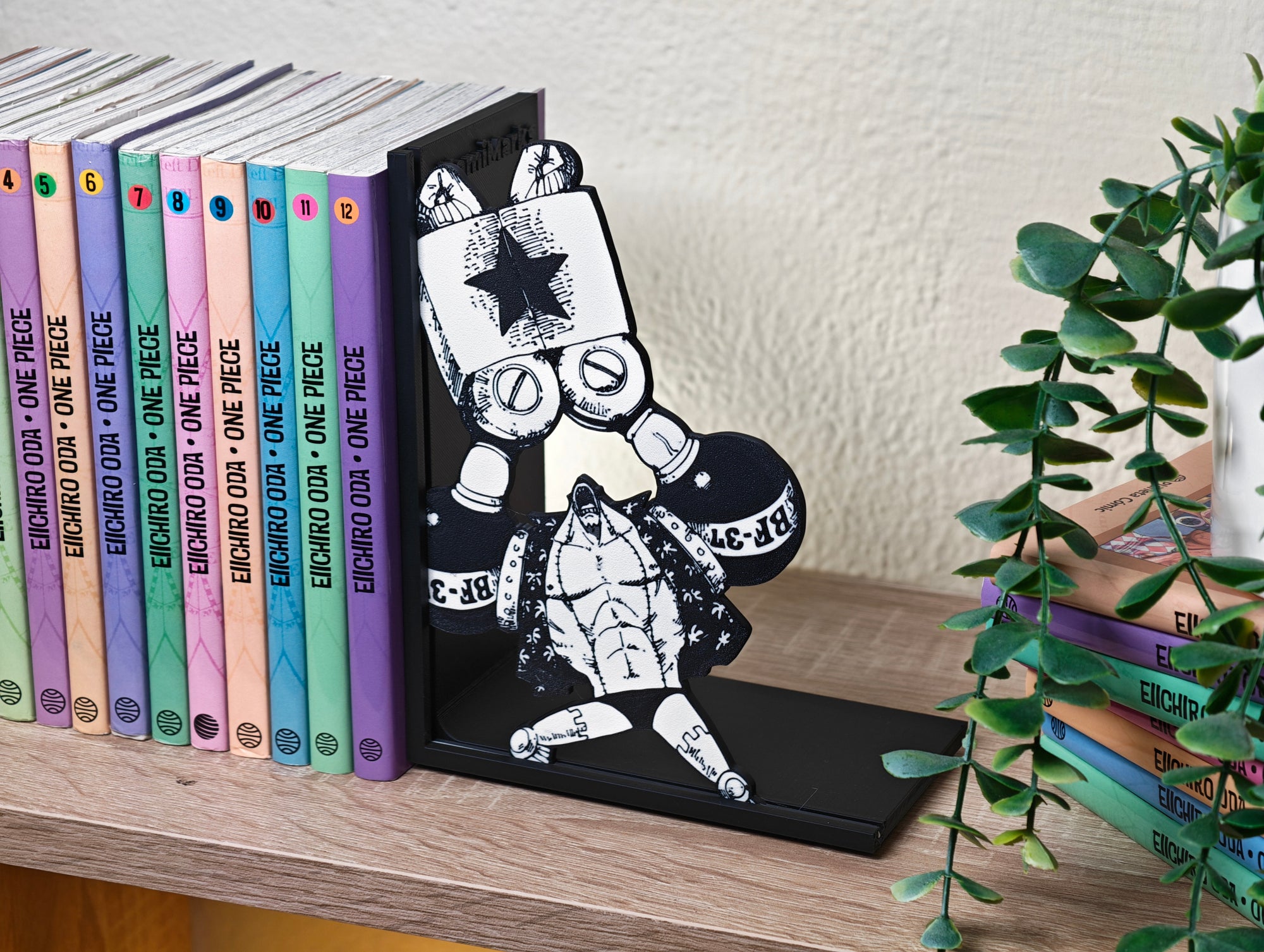 Sujetalibros de Franky: "SUPER!"