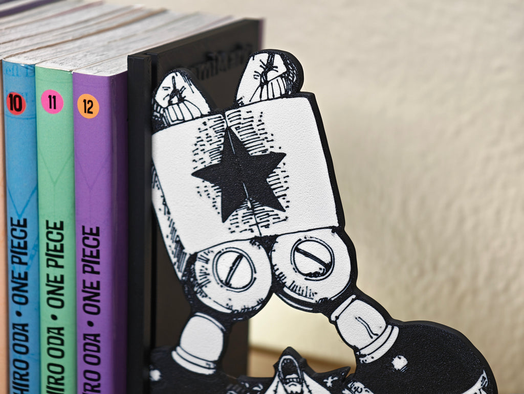 Sujetalibros de Franky: "SUPER!"