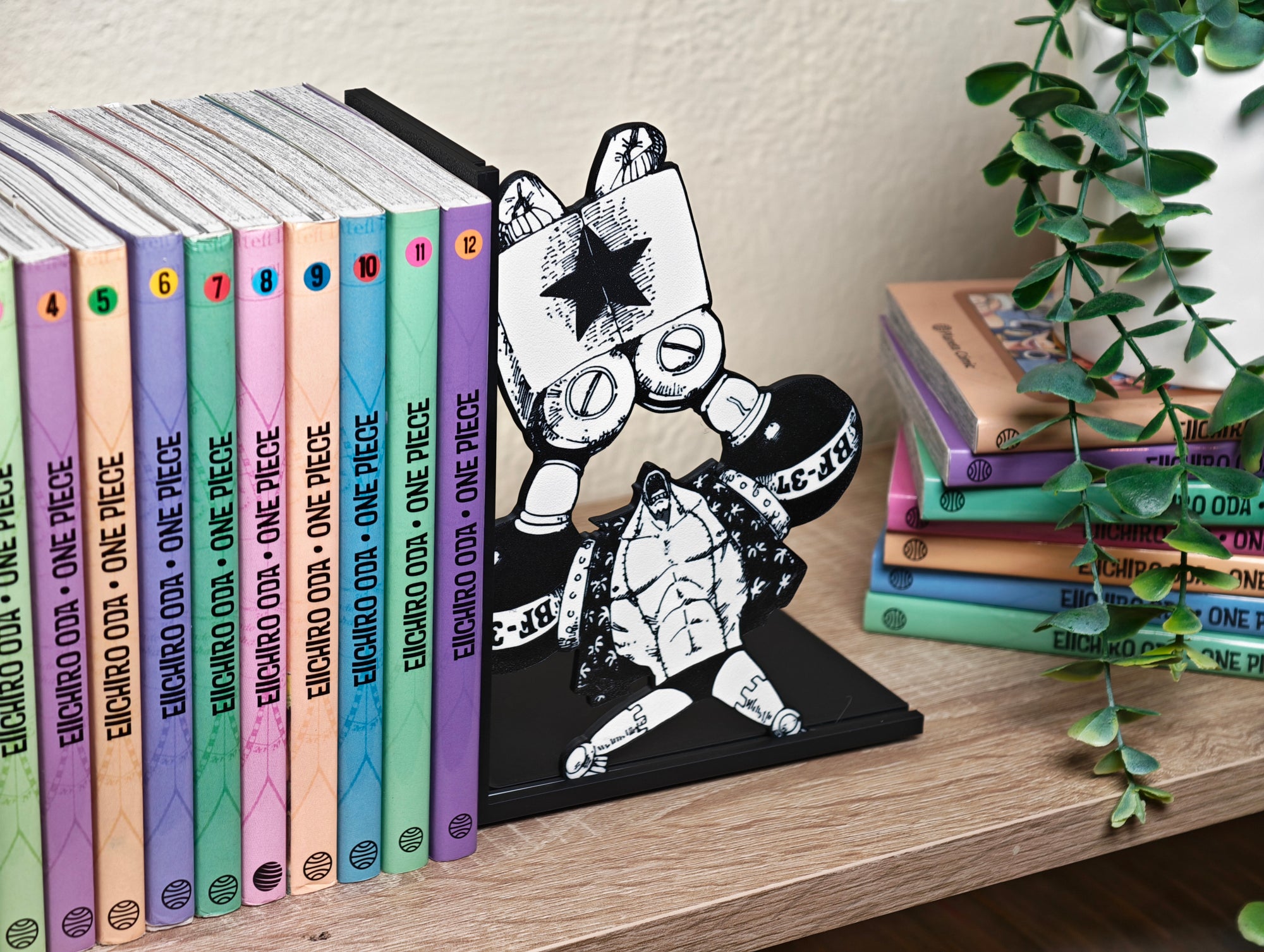 Sujetalibros de Franky: "SUPER!"