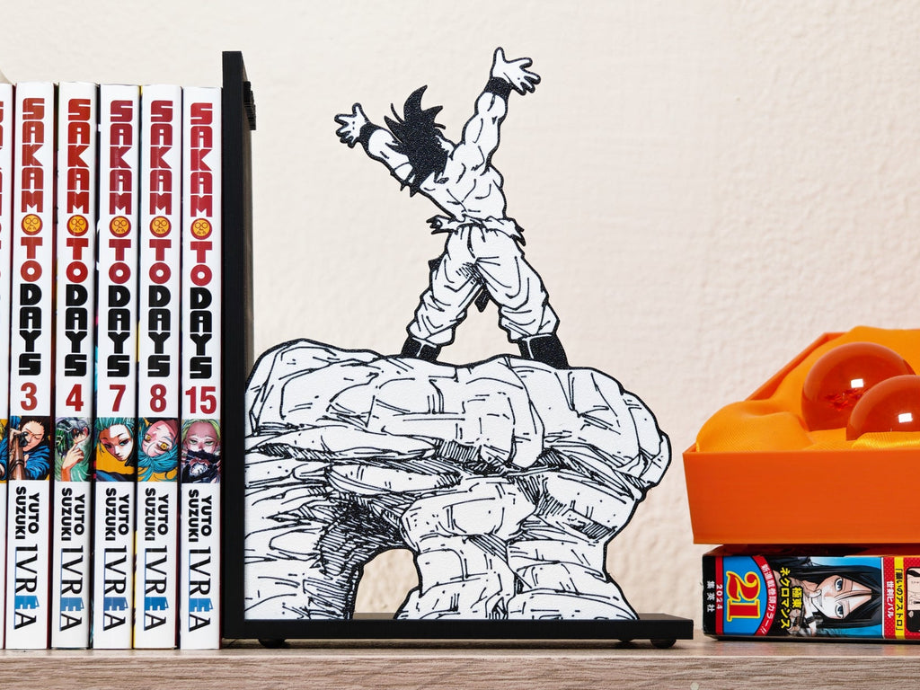 Sujetalibros de Goku haciendo la Genki-dama