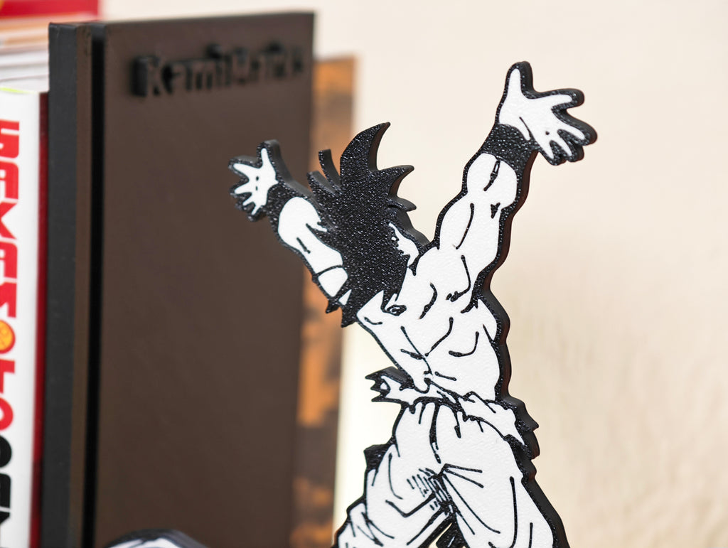 Sujetalibros de Goku haciendo la Genki-dama