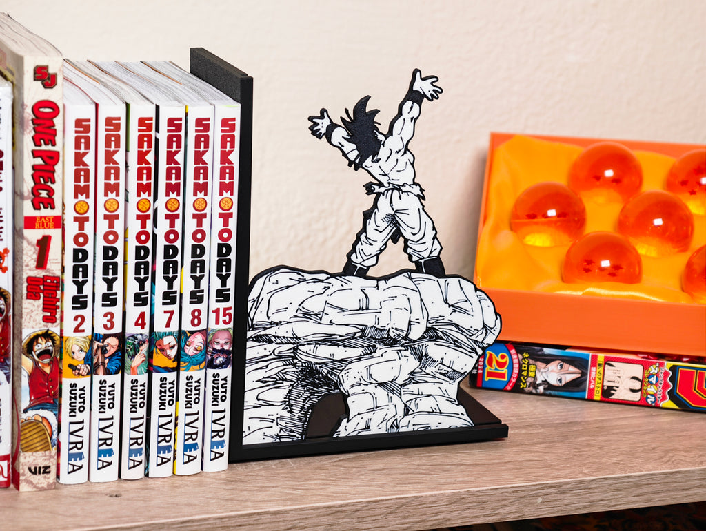 Sujetalibros de Goku haciendo la Genki-dama