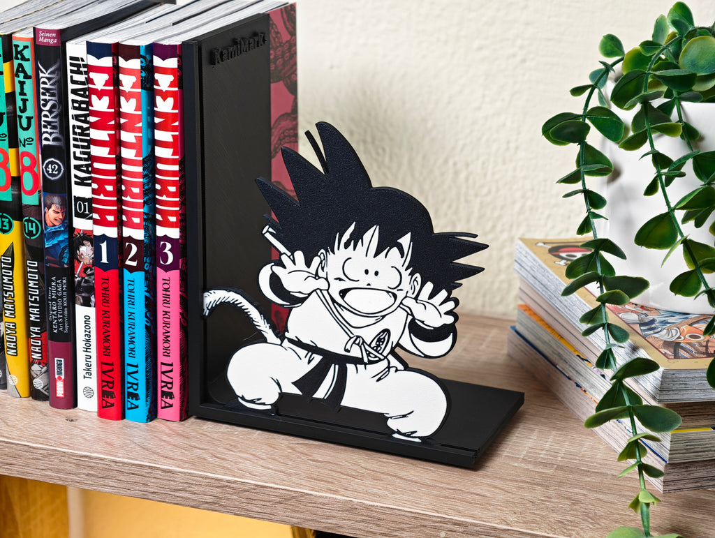 Sujetalibros de Son Goku de peque
