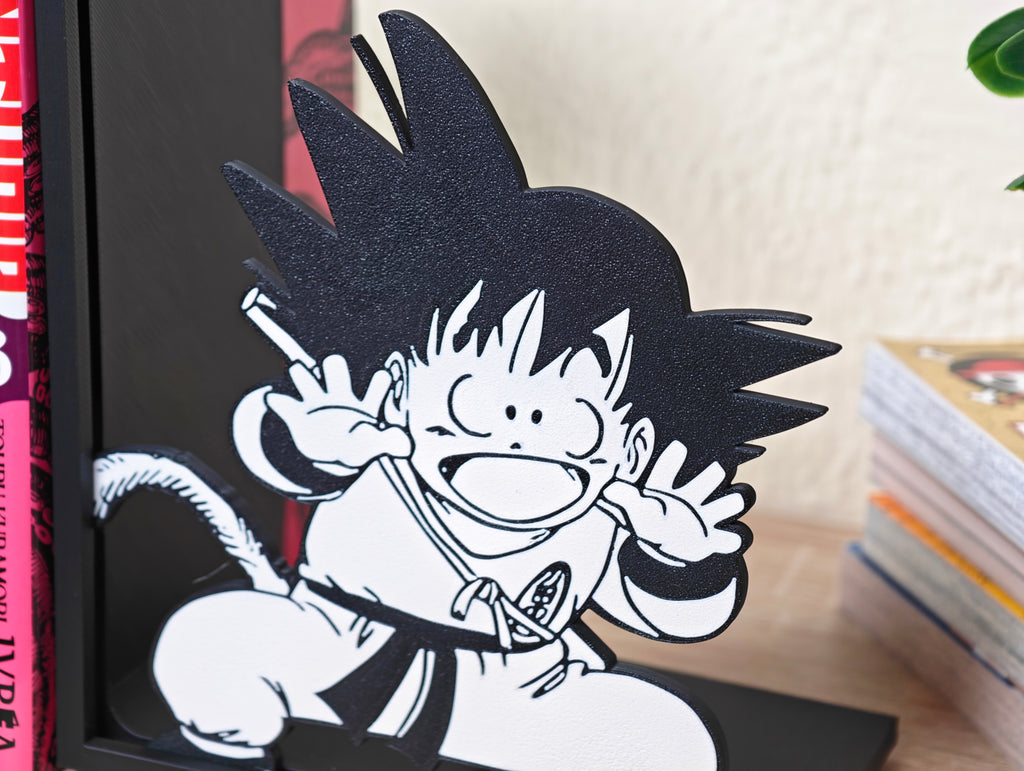 Sujetalibros de Son Goku de peque