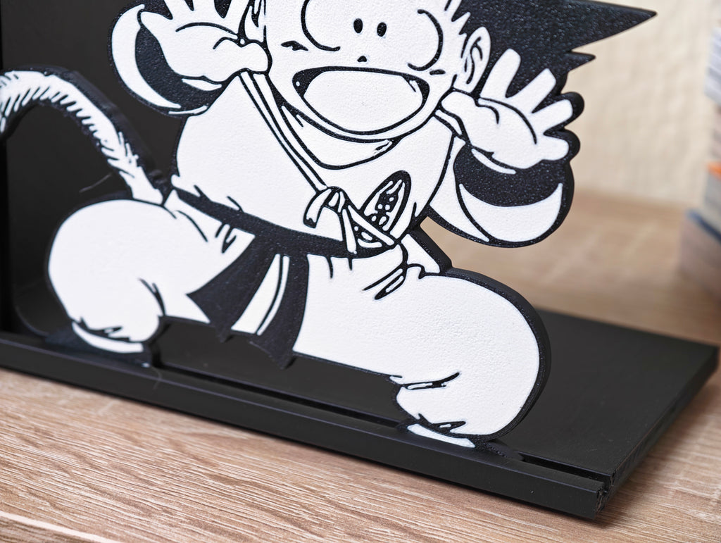 Sujetalibros de Son Goku de peque