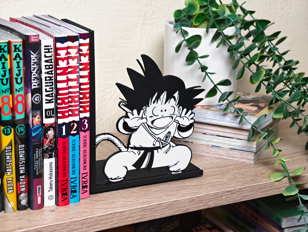 Sujetalibros de Son Goku de peque