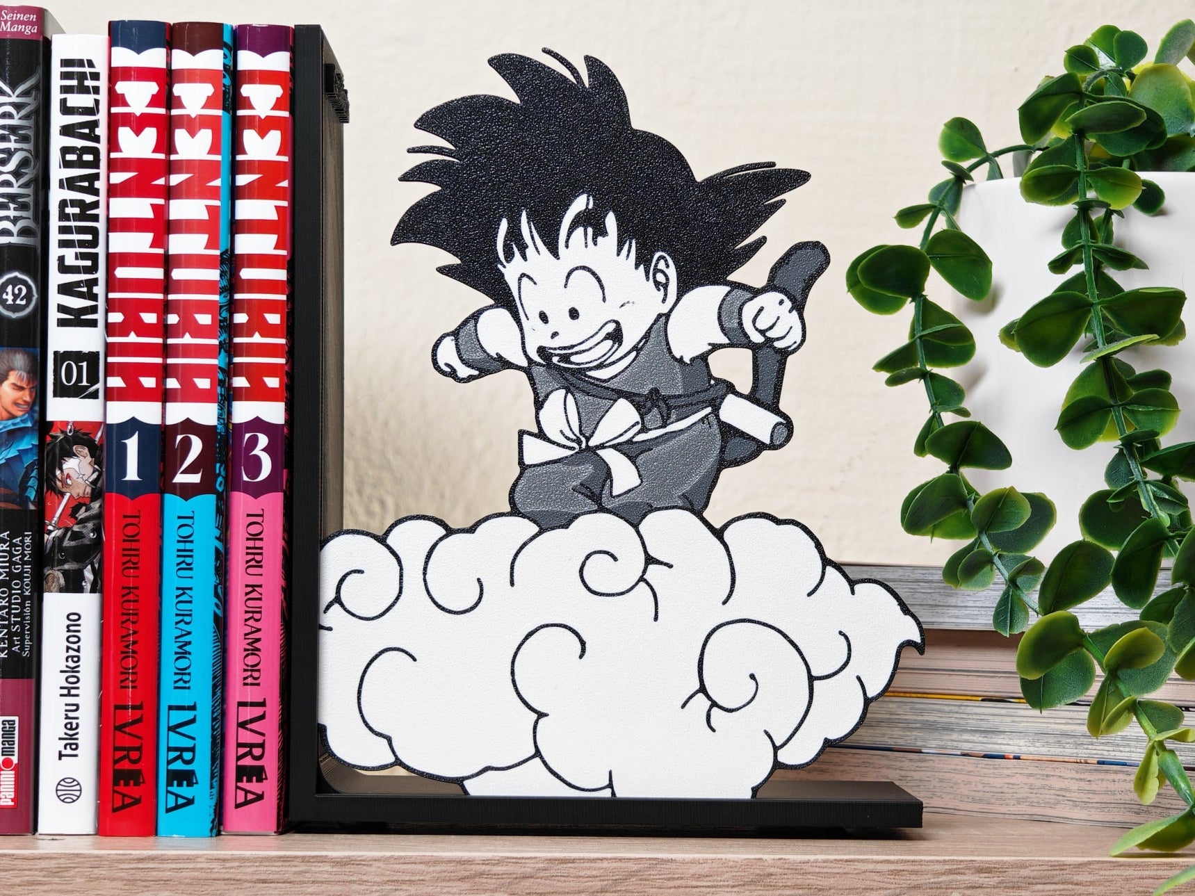 Sujetalibros de Goku en la nube Kinto