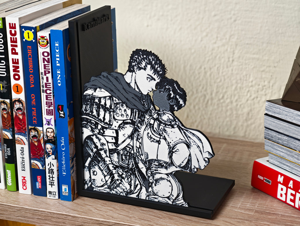 Sujetalibros de Guts y Casca