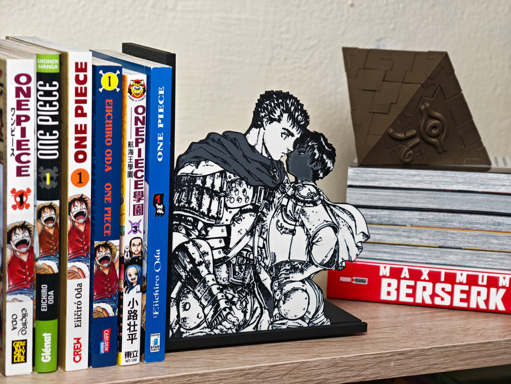 Sujetalibros de Guts y Casca