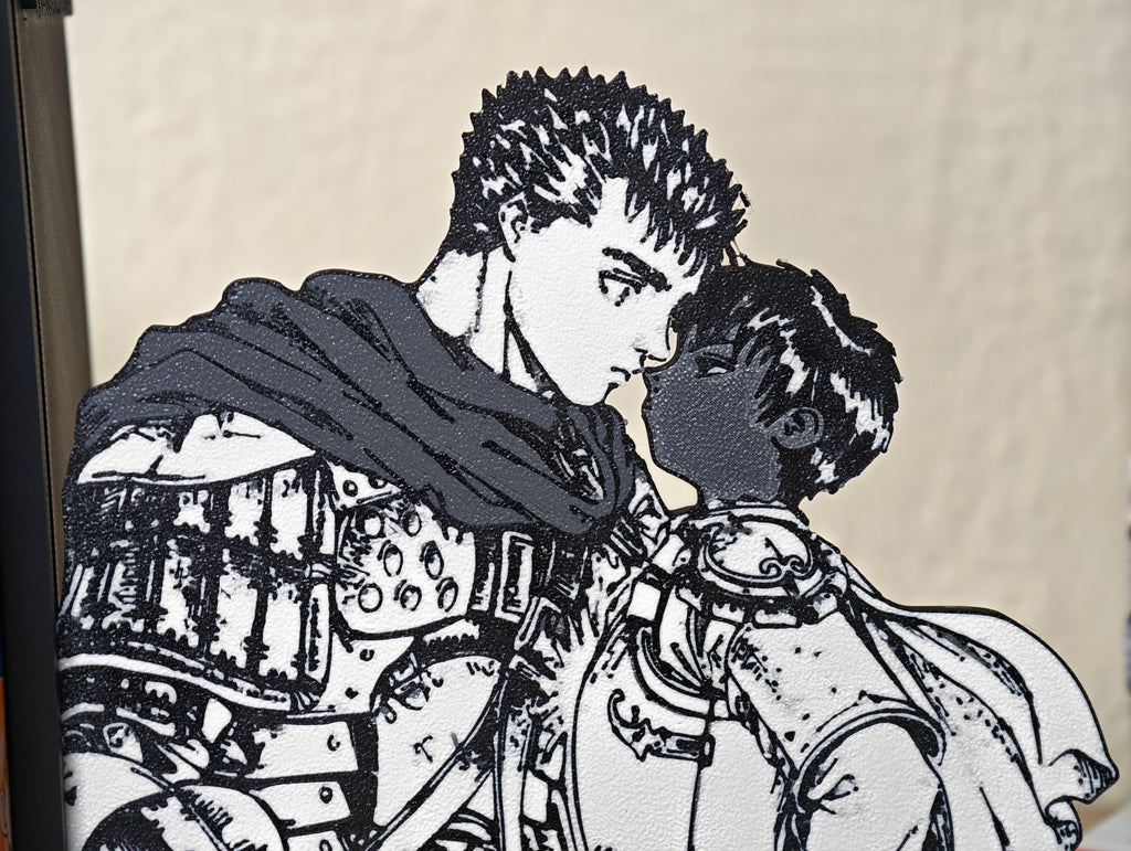 Sujetalibros de Guts y Casca