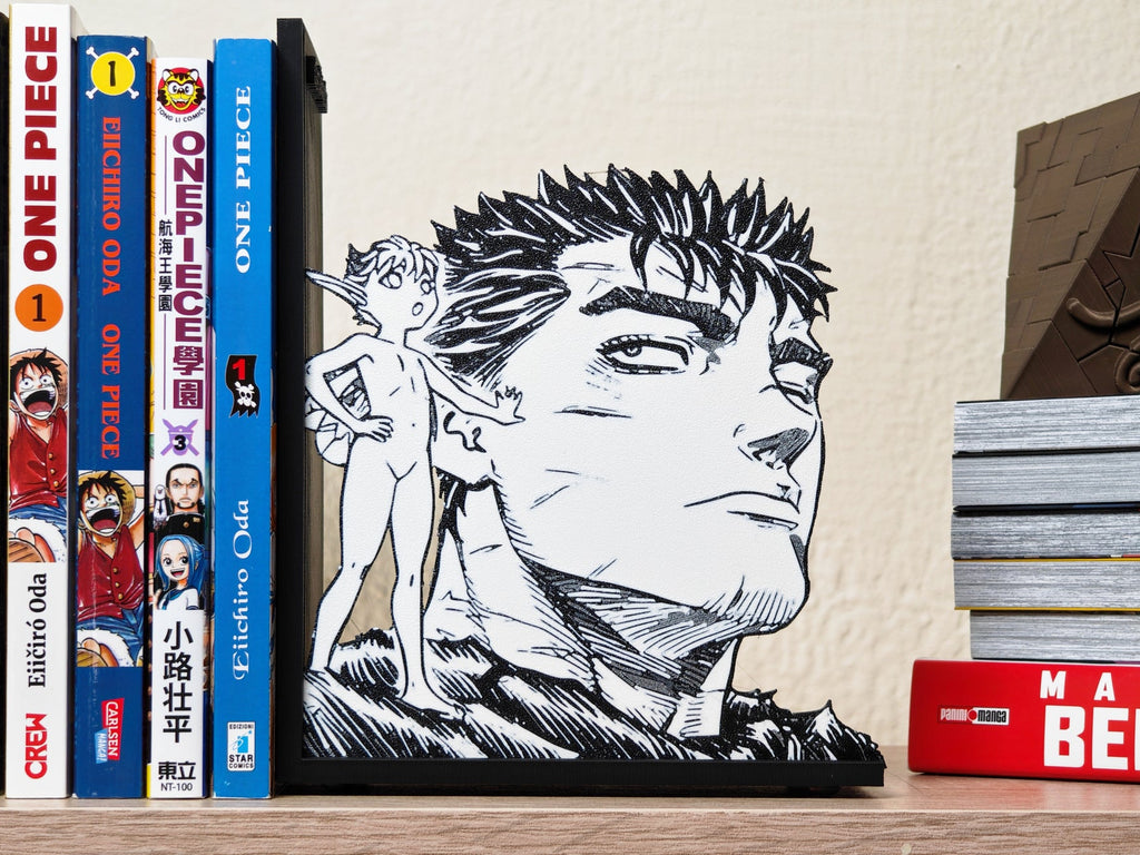 Sujetalibros de Guts y Puck