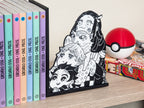 Sujetalibros de Tanjiro, Nezuko, Zenitsu e Inosuke