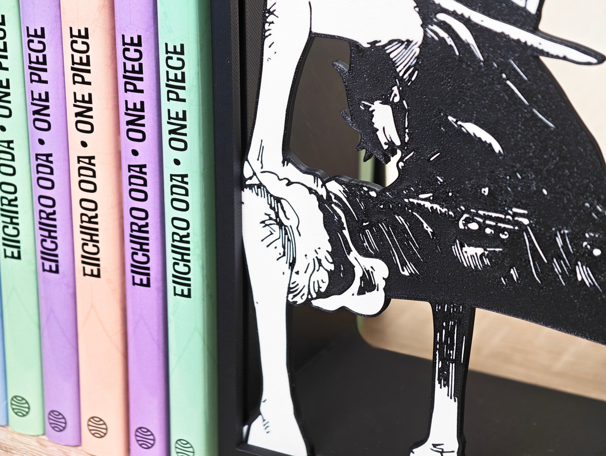 Sujetalibros de Luffy Gear 2