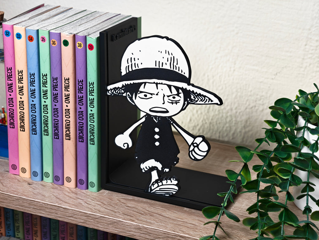 Sujetalibros de Luffy tras usar el Gear 3