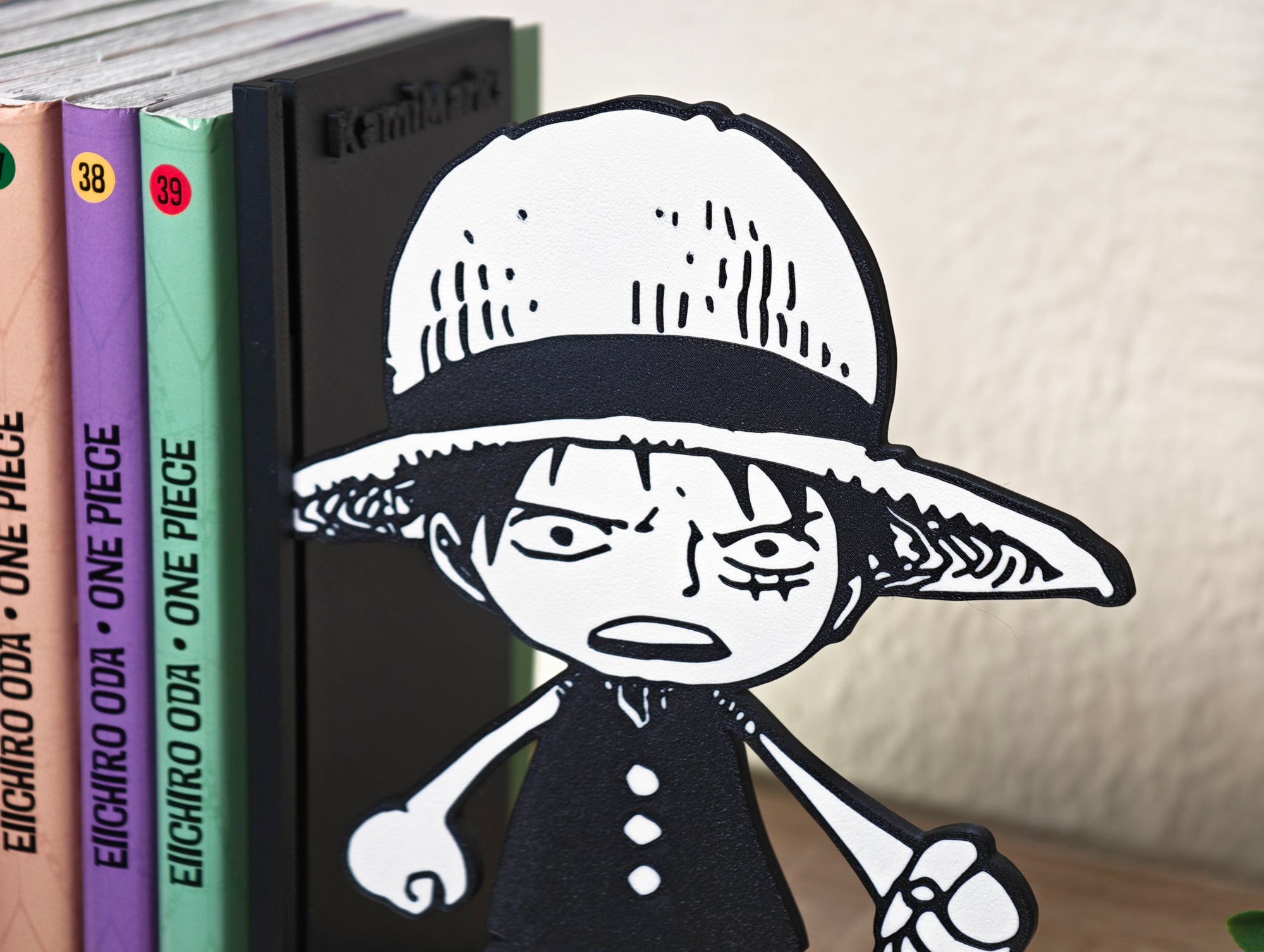 Sujetalibros de Luffy tras usar el Gear 3