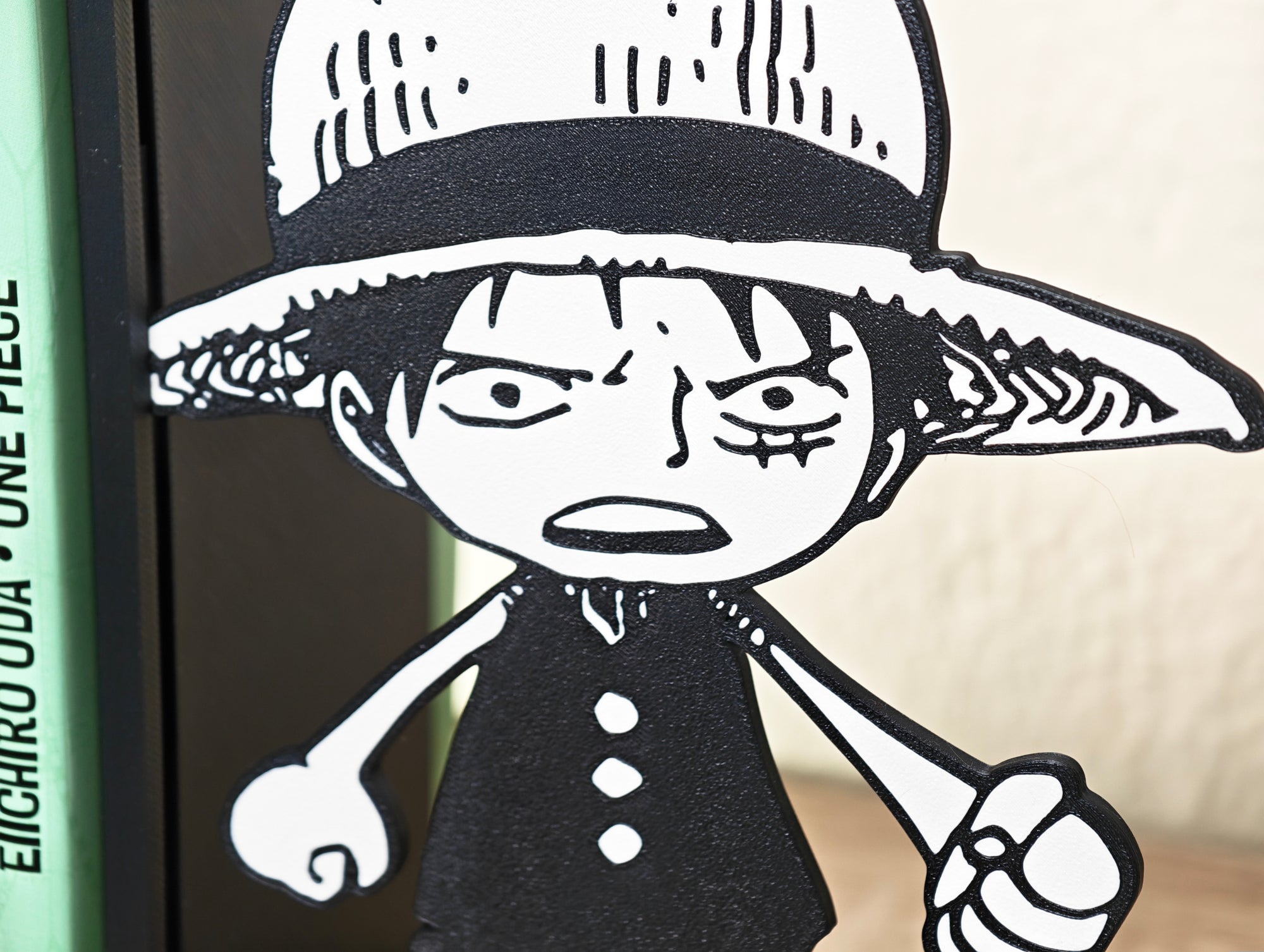 Sujetalibros de Luffy tras usar el Gear 3