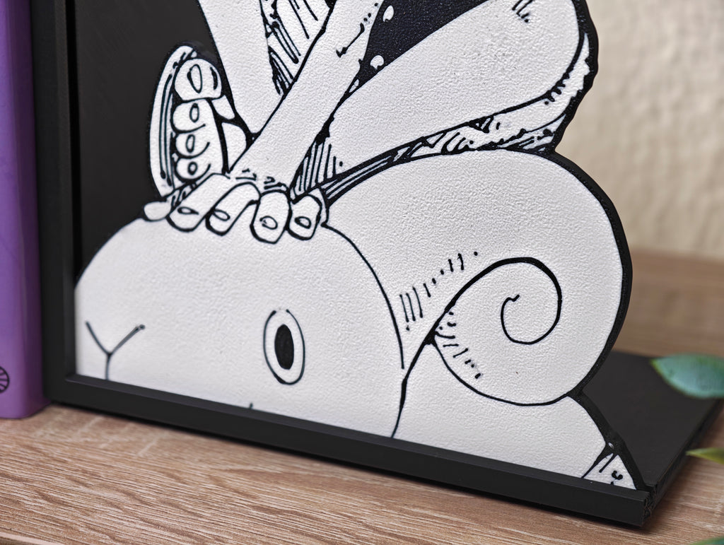 Sujetalibros de Luffy en el Merry