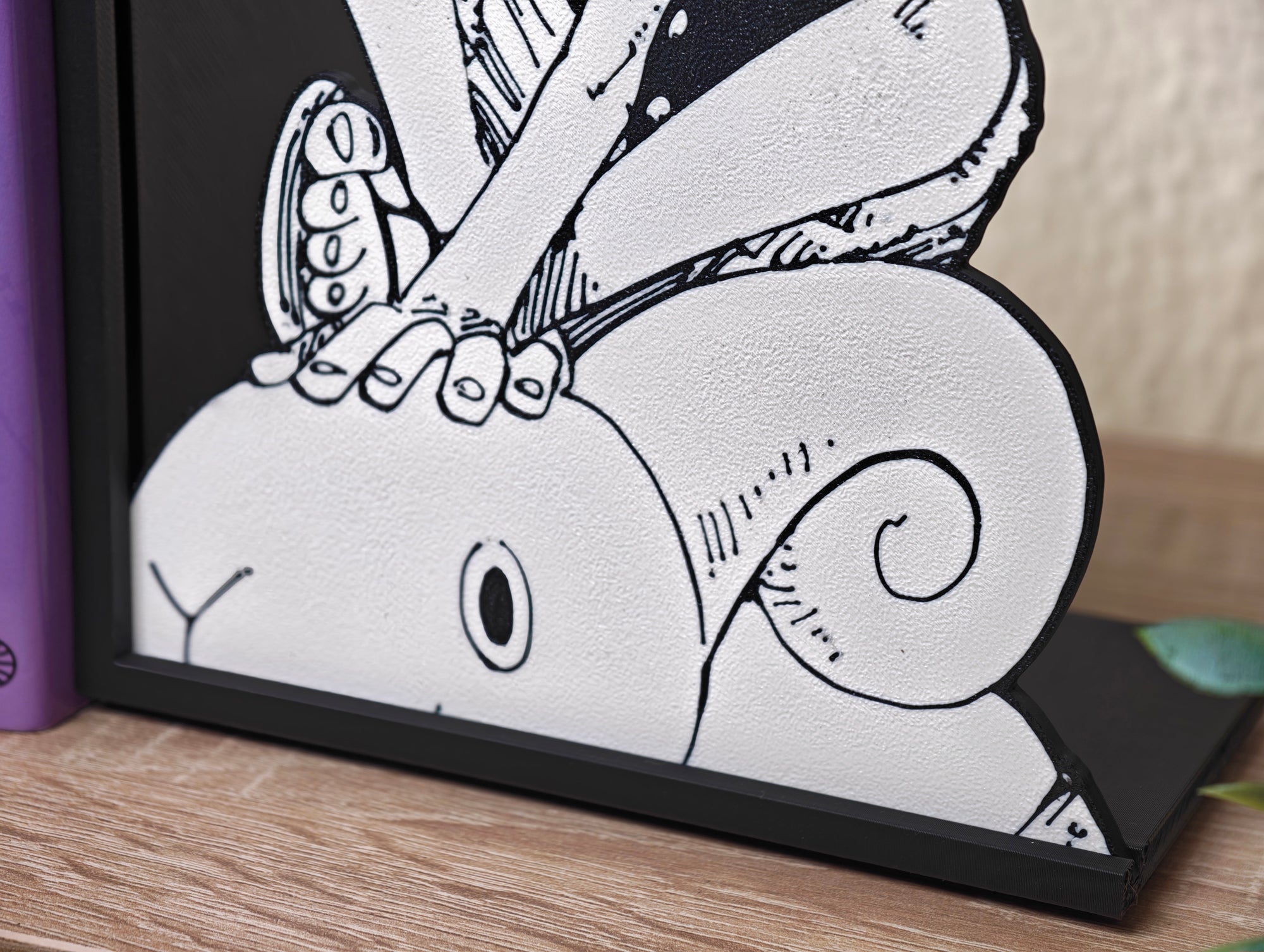 Sujetalibros de Luffy en el Merry