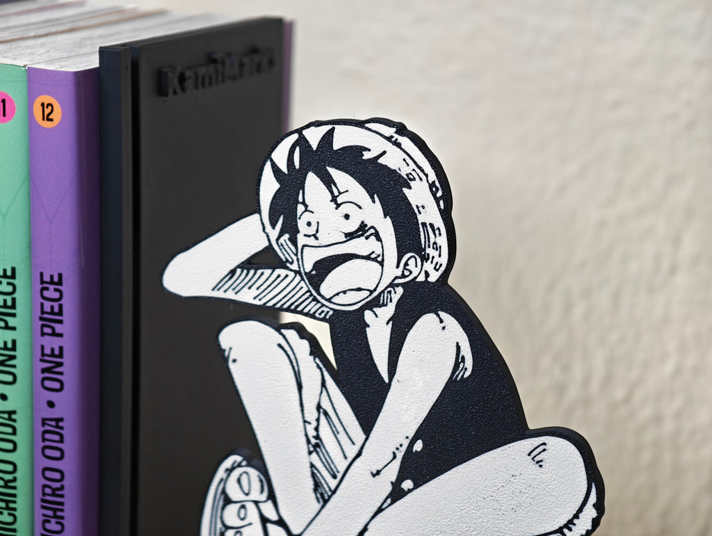 Sujetalibros de Luffy en el Merry