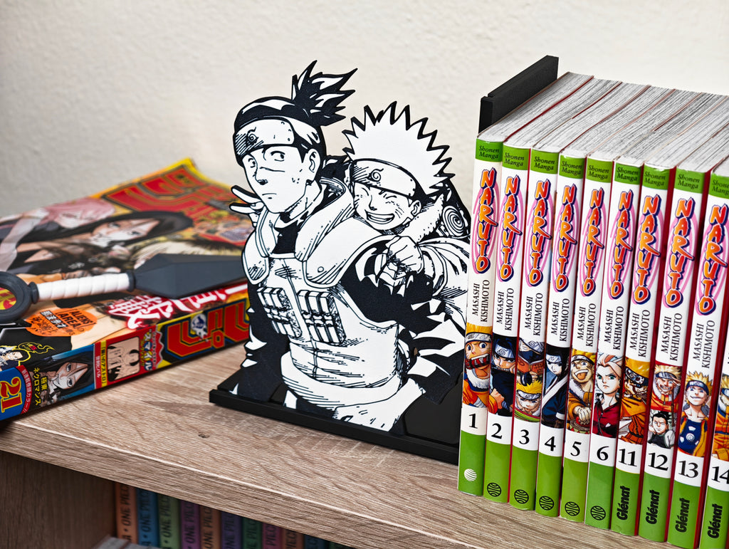 Sujetalibros de Naruto con Iruka