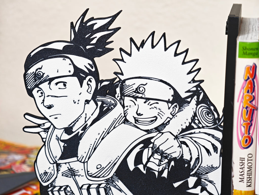 Sujetalibros de Naruto con Iruka