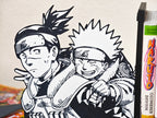Sujetalibros de Naruto con Iruka
