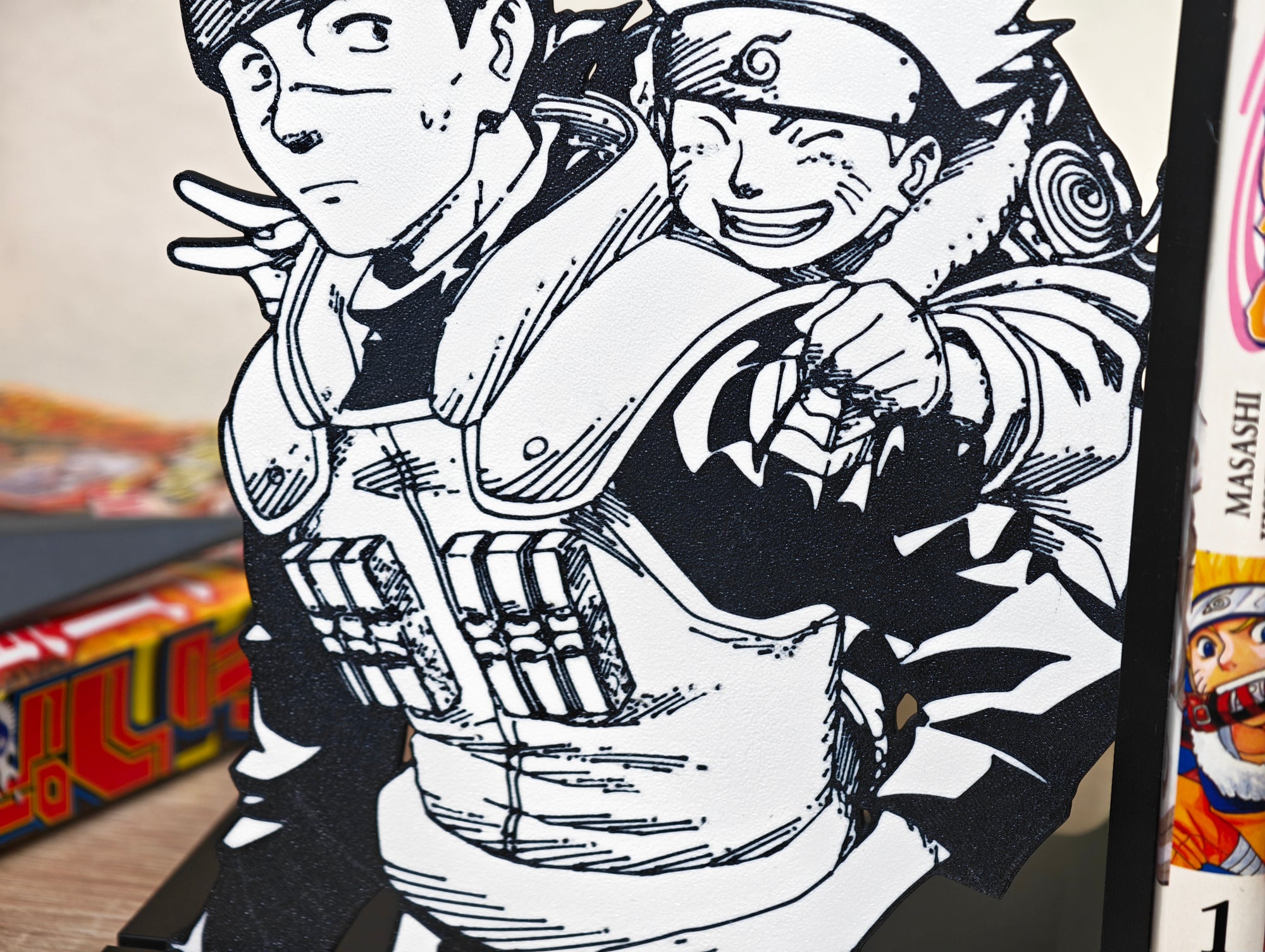 Sujetalibros de Naruto con Iruka
