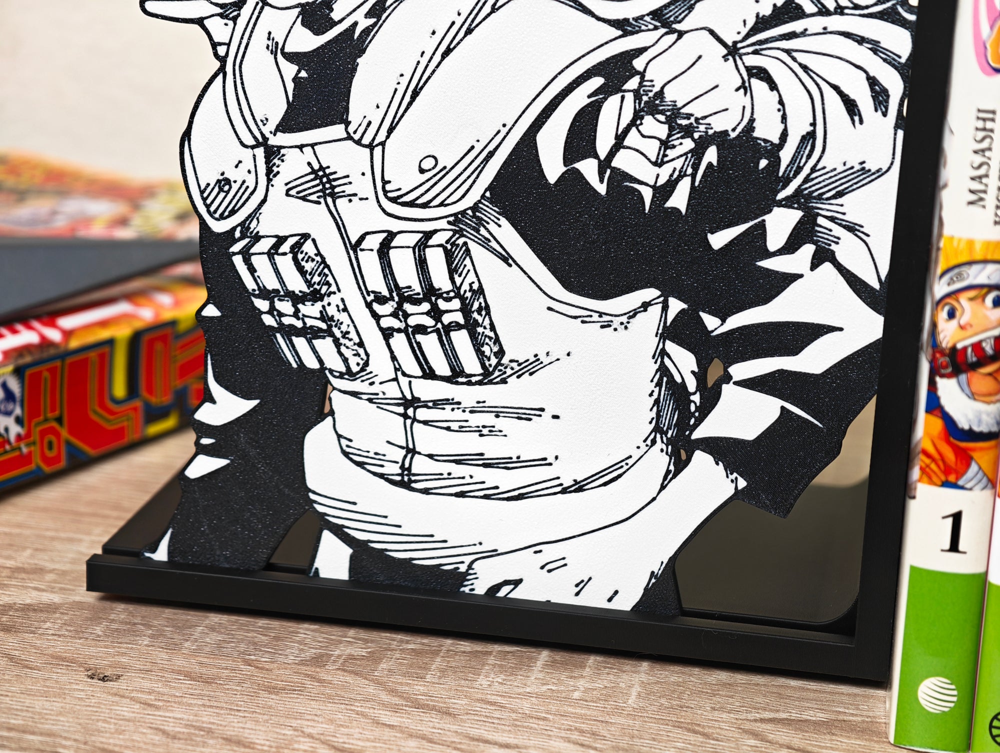 Sujetalibros de Naruto con Iruka