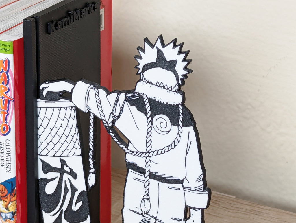 Sujetalibros de Naruto con el pergamino