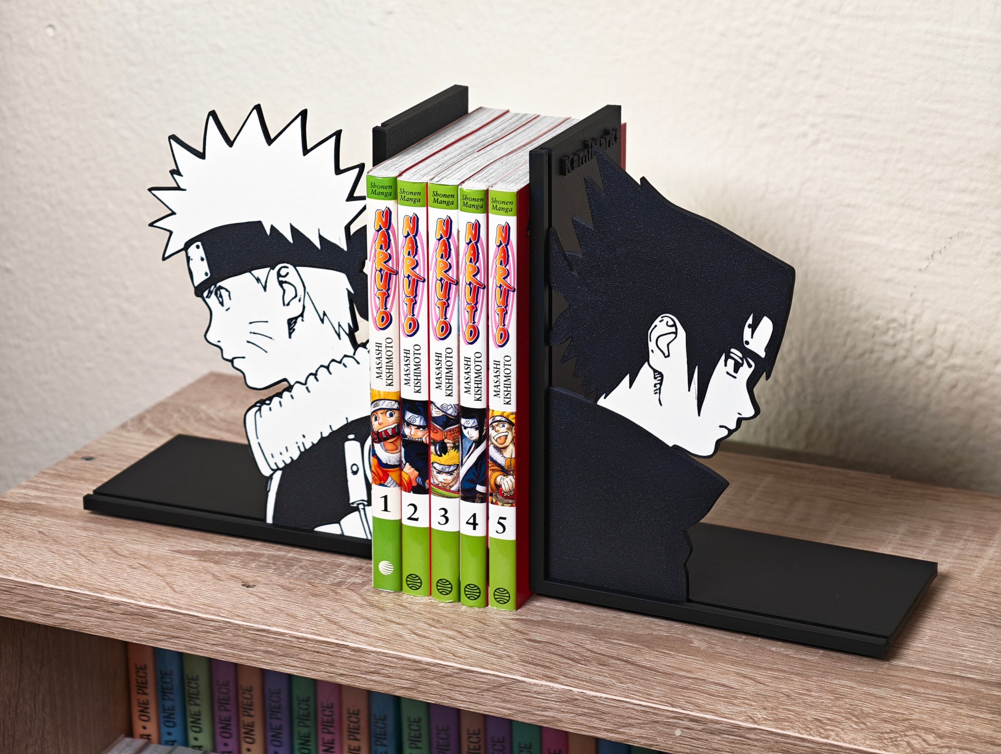 Sujetalibros de Naruto y Sasuke (2 uds)