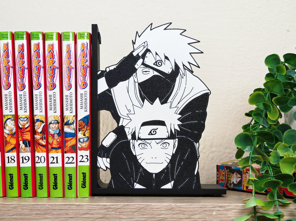 Sujetalibros de Kakashi con Naruto