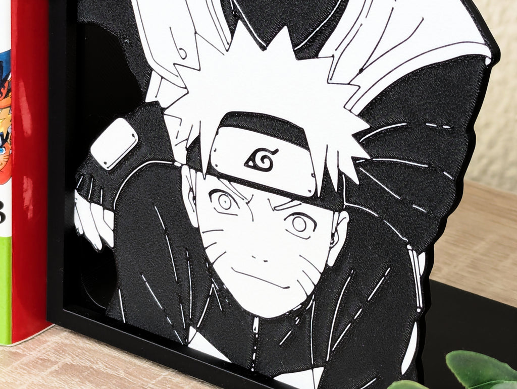 Sujetalibros de Kakashi con Naruto