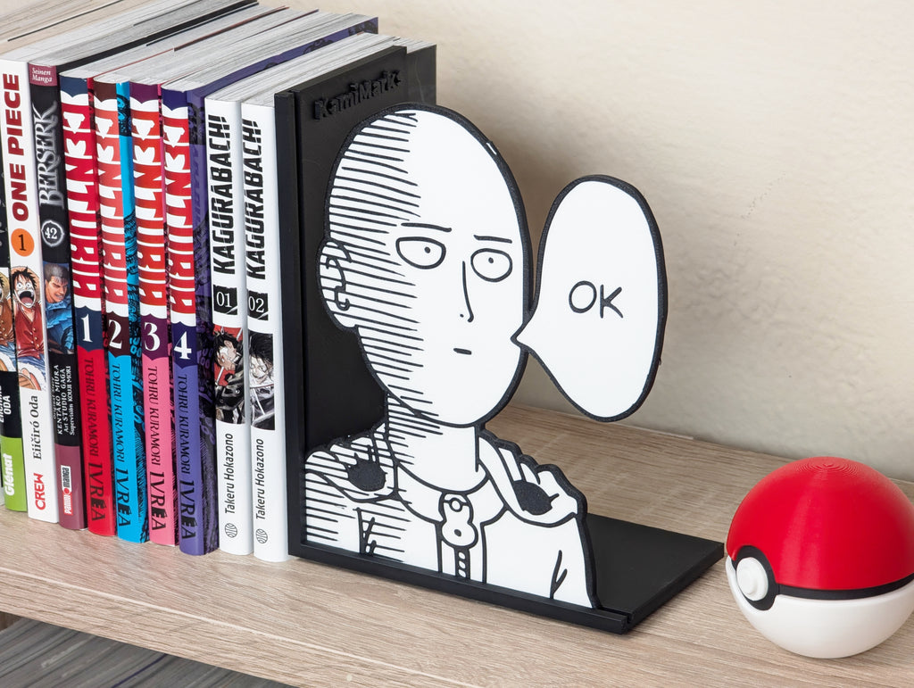 Sujetalibros de Saitama